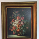 Oil on canvas flower bouquet