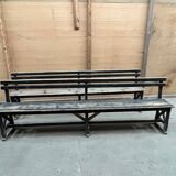 Old benches with backs
