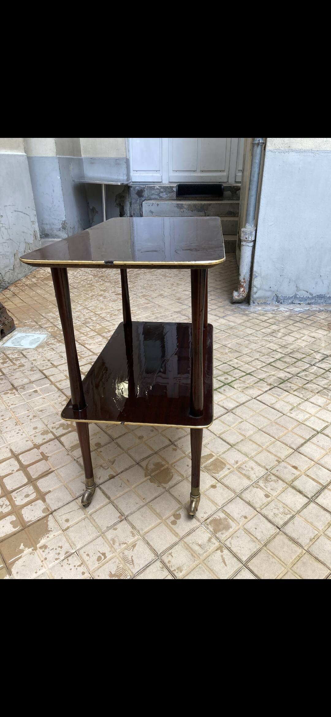 Vintage dessert trolley / TV unit