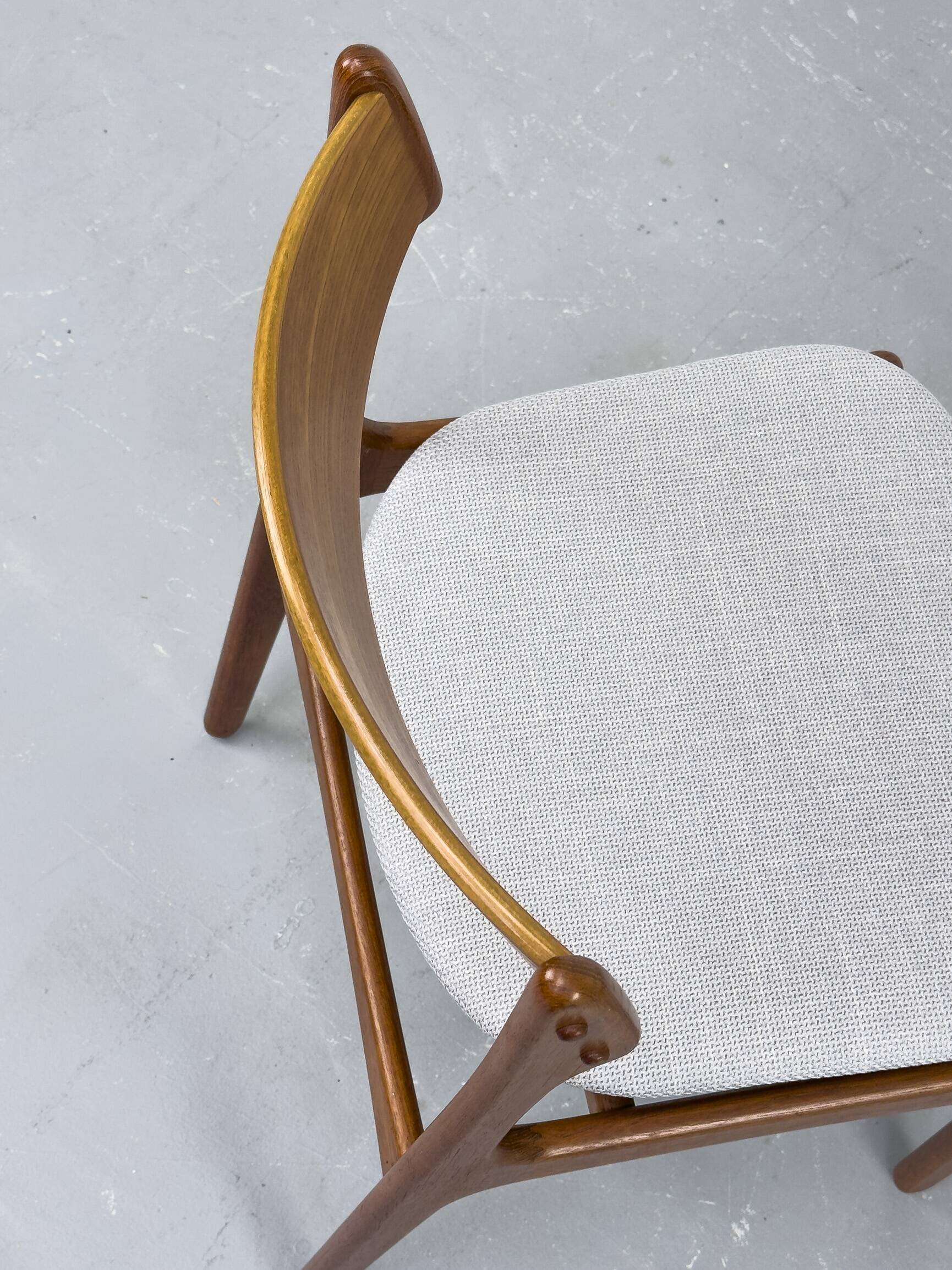Danish Teak Dining Chairs by Erik Buch for OD Møbler, 1960s, Set of 4