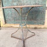 Wrought iron garden table 19th