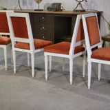 Set of 4 Louis XVI style chairs from the 1970s.