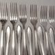Silver Metal Forks Net Goldsmith's Hallmark Reneka Cutlery Service