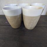 5 ceramic cups