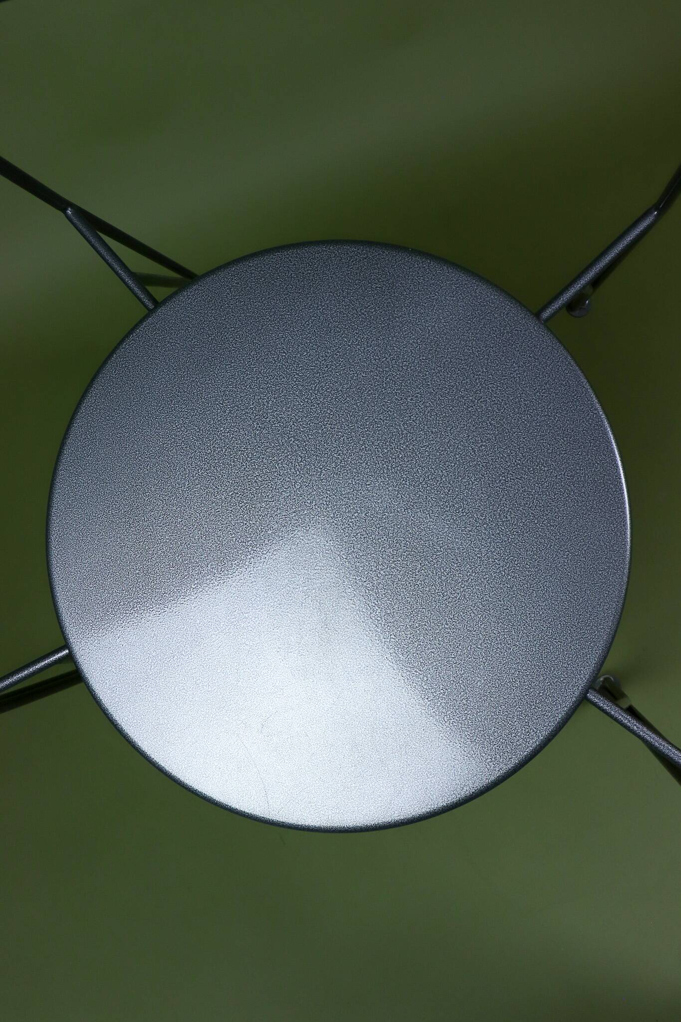 Silver Moon Armchair Pascal Mourgue metal 1985