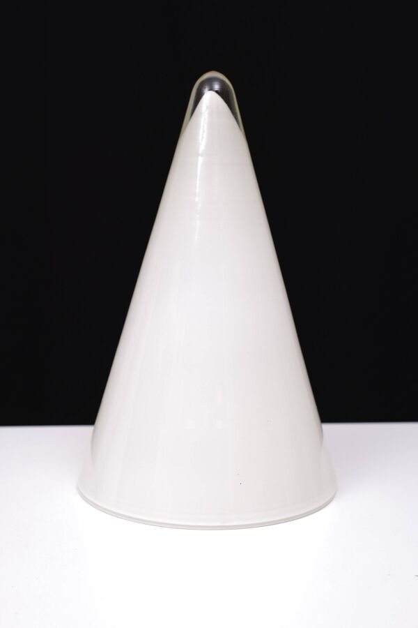 paire de lampes de table en verre tipi années 1970 France