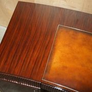 Art Deco Desk Ralph Lauren Macassar & leather