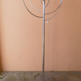 Max bill metal chrome floor lamp, 70s