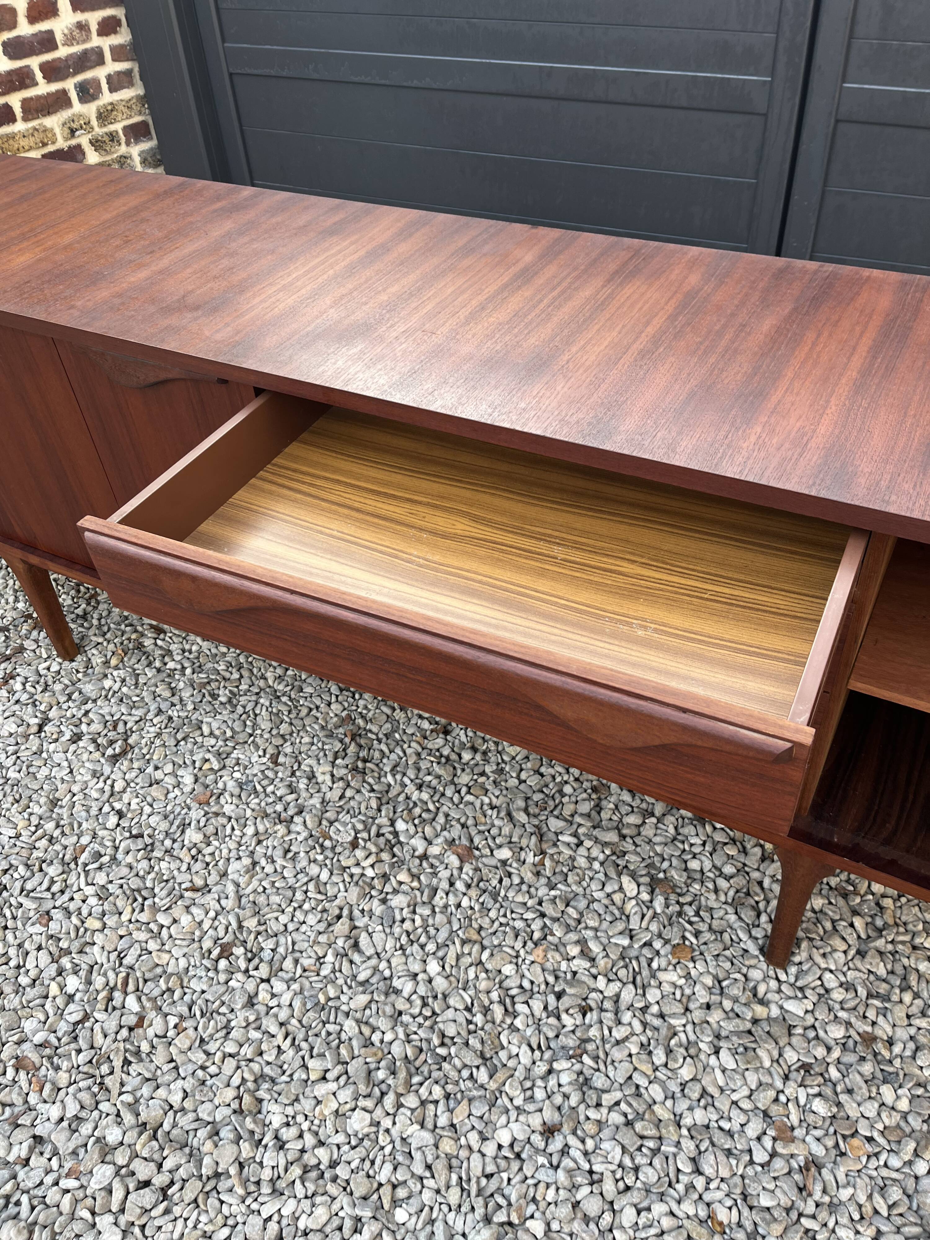 Scandinavian teak row