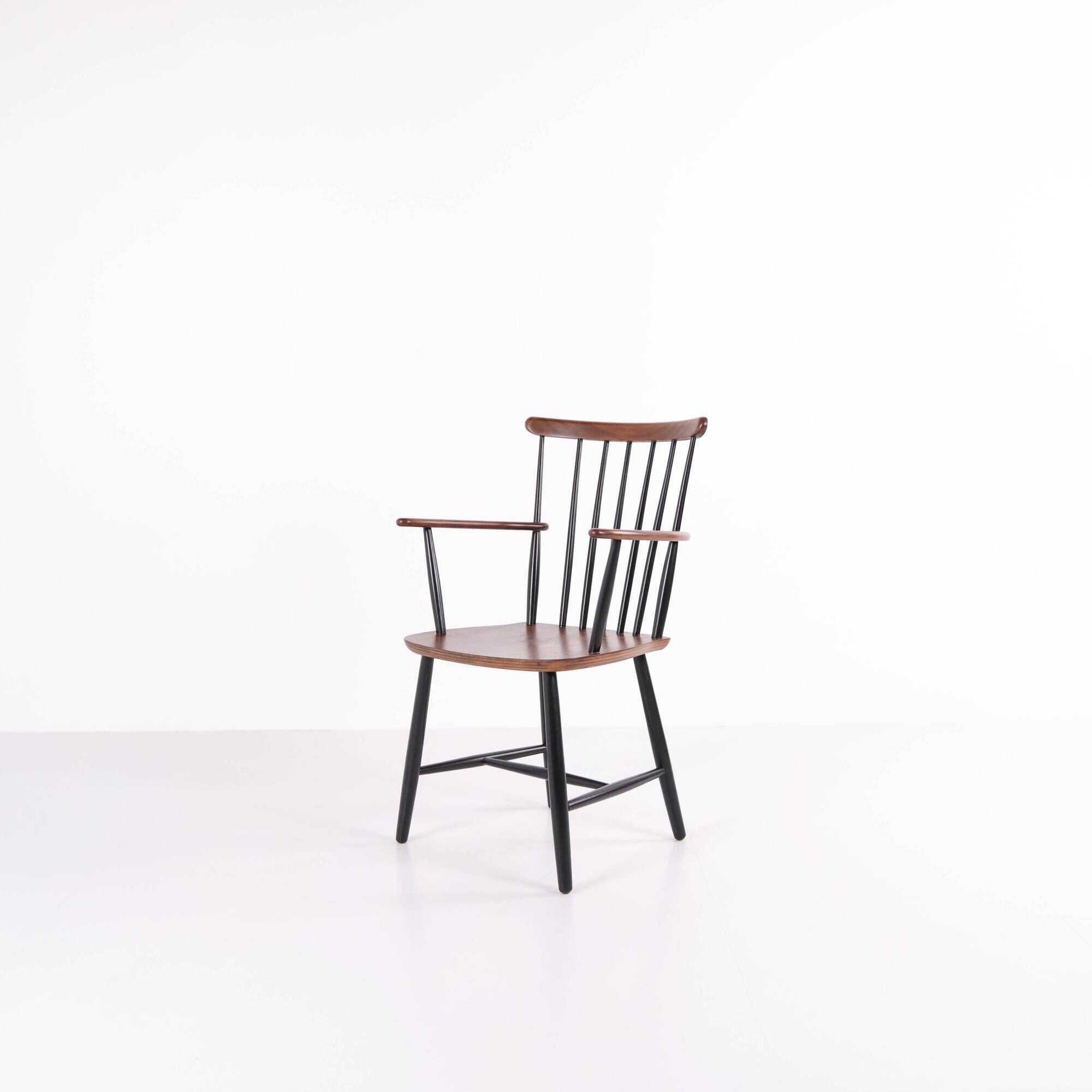 Armchair - Rosewood and black painted - Poul M. Volther - Farstrup - 1960s