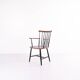 Armchair - Rosewood and black painted - Poul M. Volther - Farstrup - 1960s