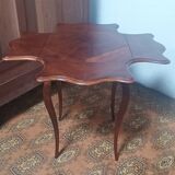 Louis XV clover table in walnut