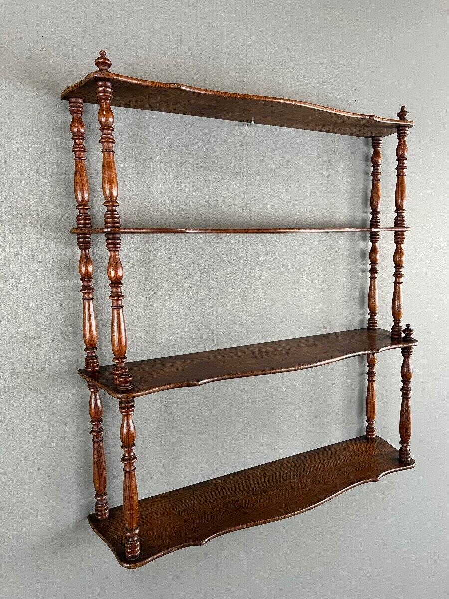 Solid Wood Wall Shelf, 19th Century