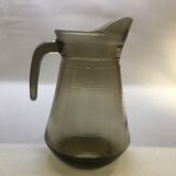 Carafe de cantine en verre ambré