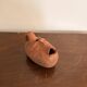 Ancient Anthropomorphic Oil Lamp Sculpture Terracotta Peru Pre-Columbian
