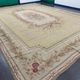 Oversize Aubusson Needlepoint Floral Rug Extra Large Palace Carpet, 414 x 604 cm