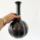 Vase céramique émail noir 1950