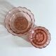 Vintage Pink Depression Glass Set – Bowl & 6 Dessert Dishes