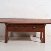 Antique Japanese coffee table with drawers – Showa period (c. 1926-1970) #65