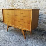 Six-drawer chest of drawers