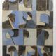 Heide lindecke, untitled, circa 1960-70. mixed media in colors on p