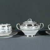Limoges Porcelain Tea Set, “Saint Graal” Model – Early 20th Century