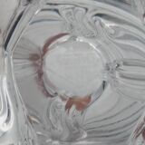 Large Pressed-Moulded Glass Vase "Swan" - Art Deco Style
