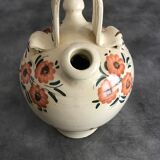 Gargoulette Cantir in ceramic with floral paint decoration