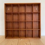 Scandinavian teak locker shelf