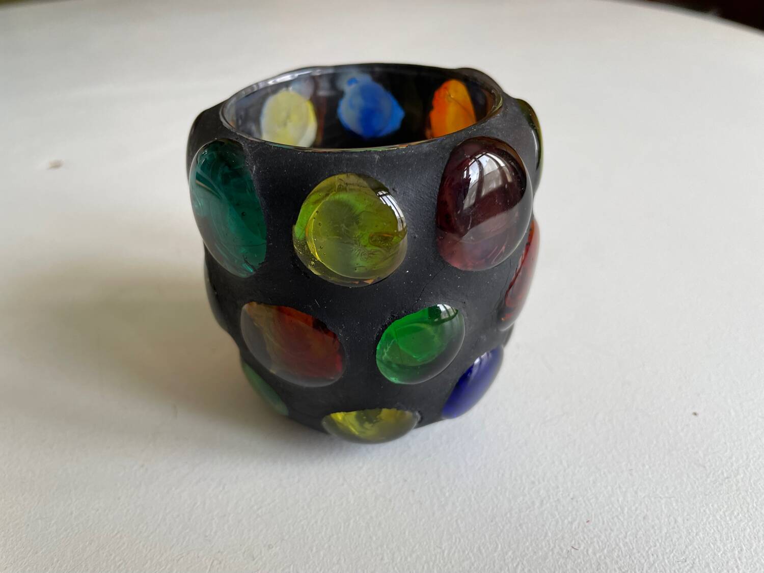 Empty pocket and tealight holder from the 70s