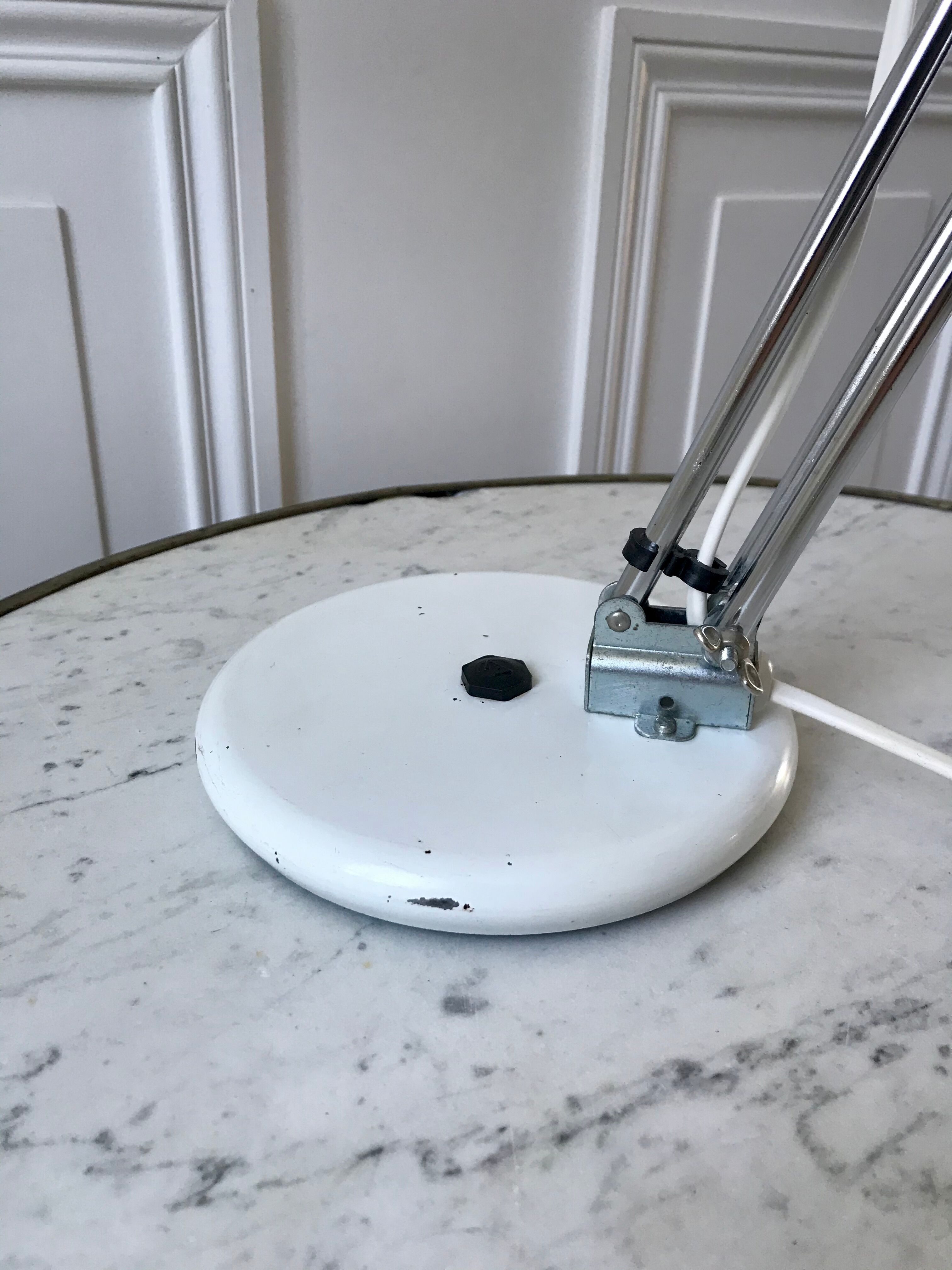 Desk lamp / articulated bedside aluminor 60s-70s