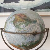 Globe with relief