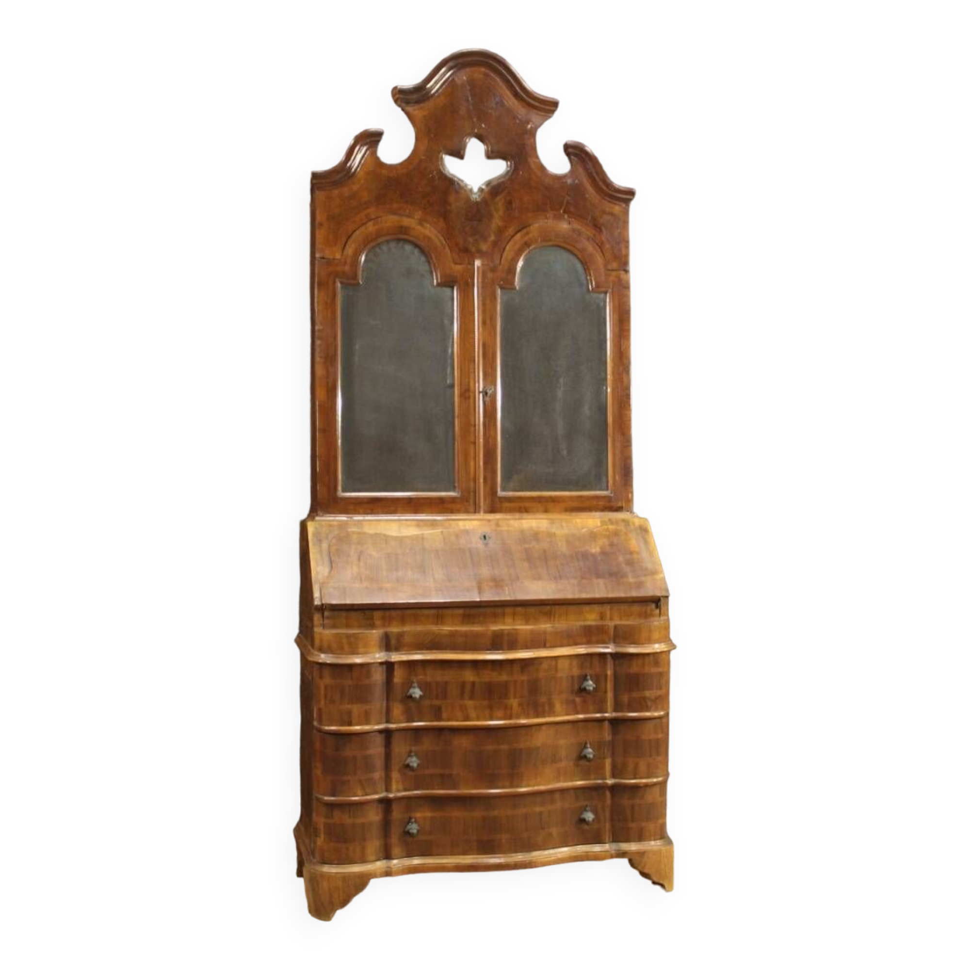 Venetian double body trumeau in wood from 20th century