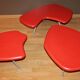 Set of 3 tables low Shu by Roderick Vos for Linteloo