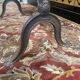 Bistro table in cast iron and marble 1900