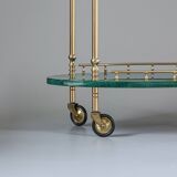 Bar cart by Aldo Tura, Italy, 1970s.