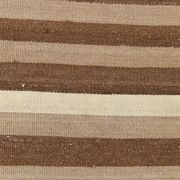 10x13 Dark Brown & Beige Vintage Kilim Rug, 311x394Cm