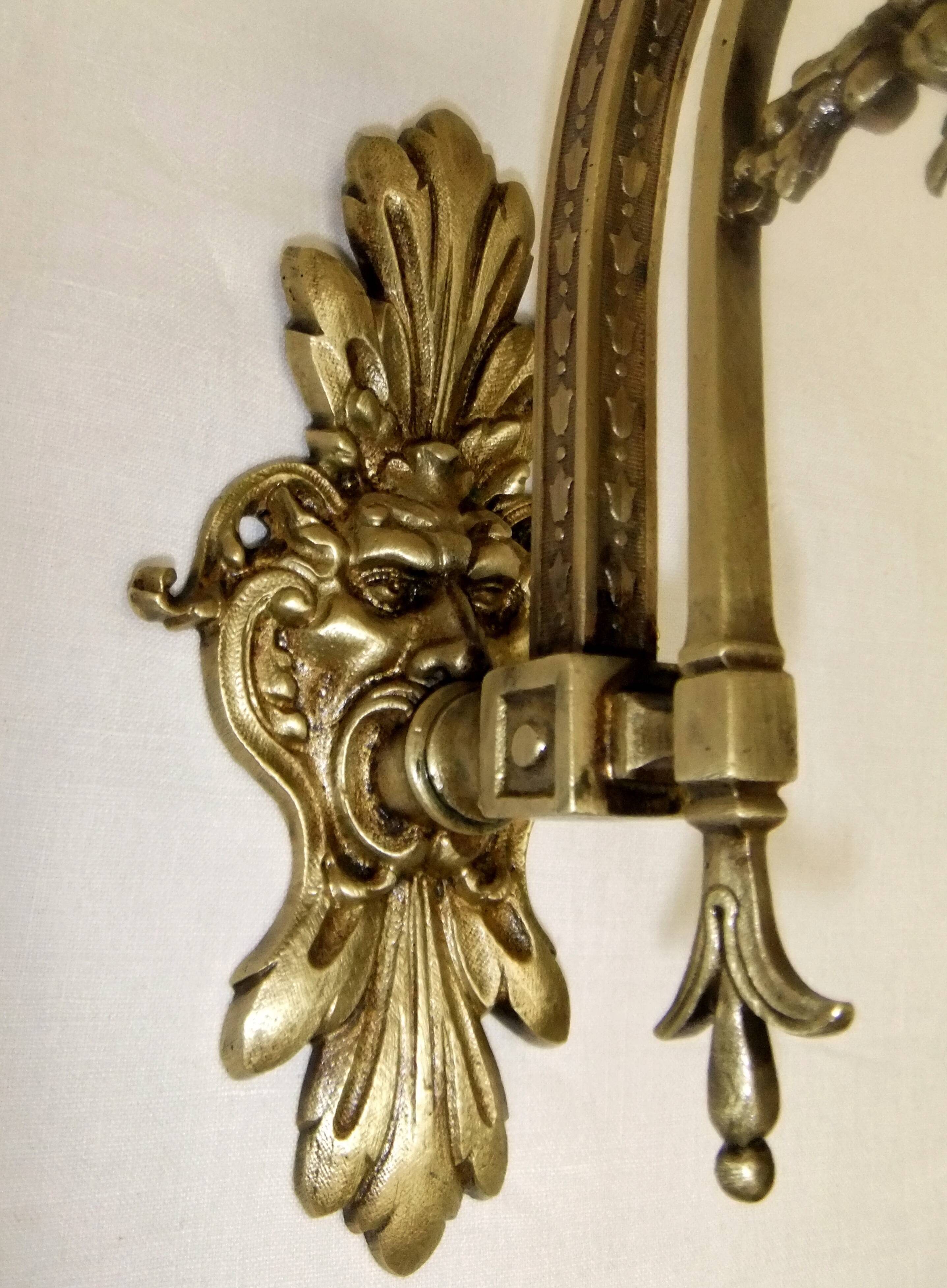 Wall lamp bronze tulip pendant light