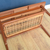 Restored Danish Teak Retro Trioh Draw Leaf Coffee Table