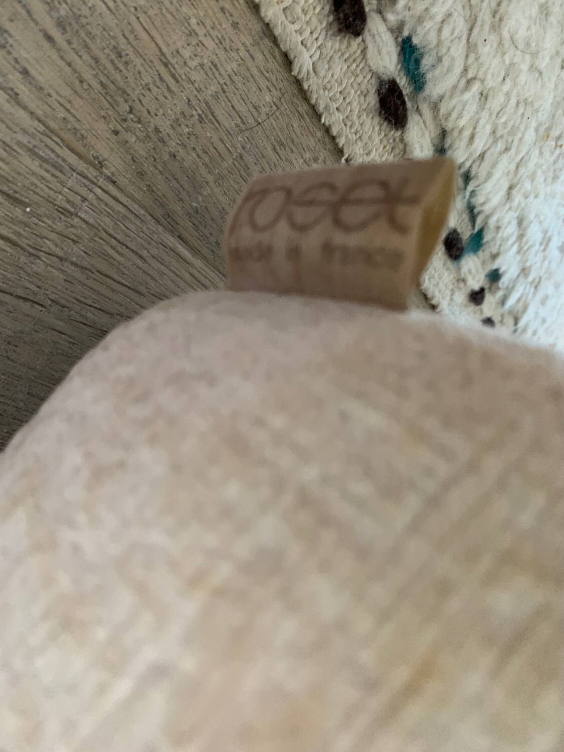 80s roset line pouf