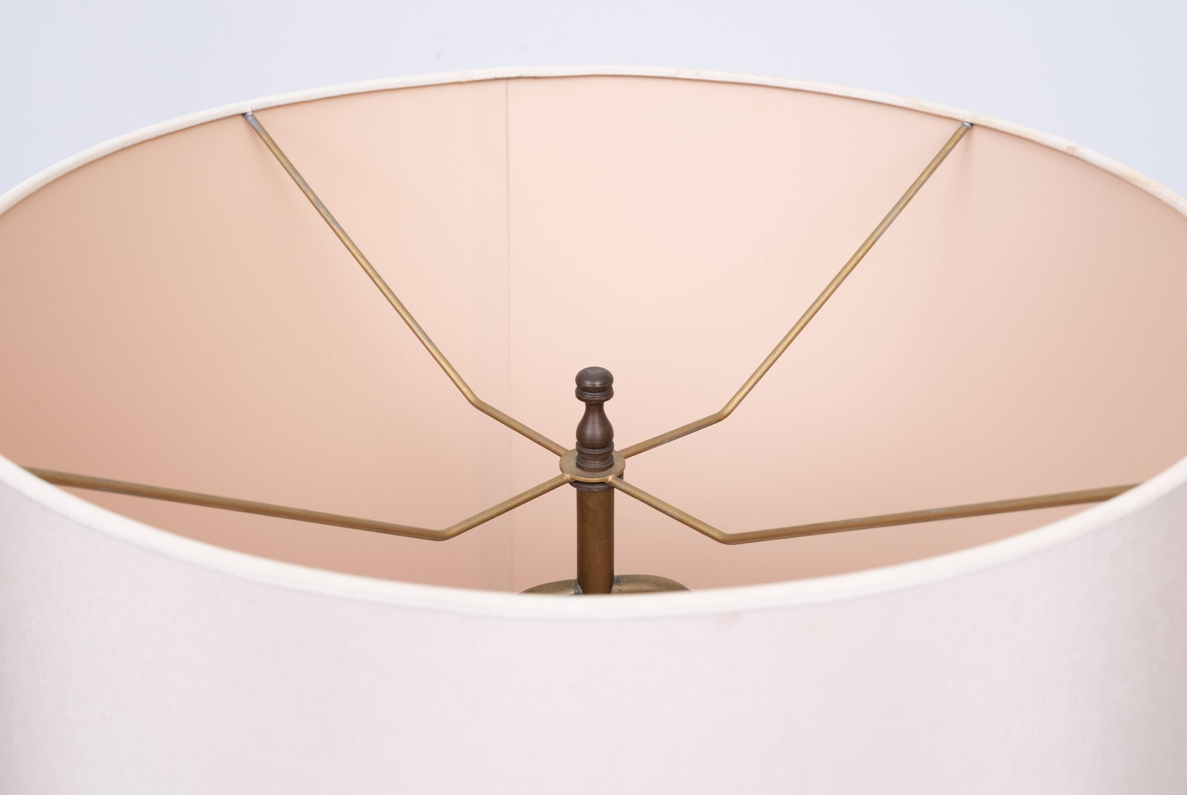 Stunning Stewart Ross James, Hansen Verdigris Bronze Table Lamp, circa 1960