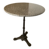 Bistro table in cast iron and granite