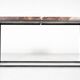 Console en marbre et métal