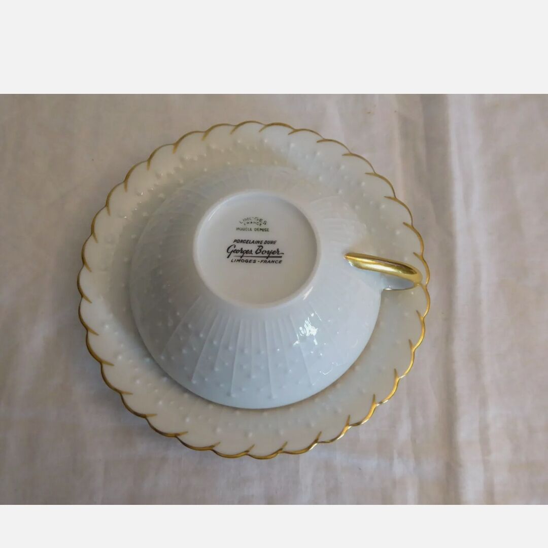 Limoges Georges Boyer porcelain cup (1)
