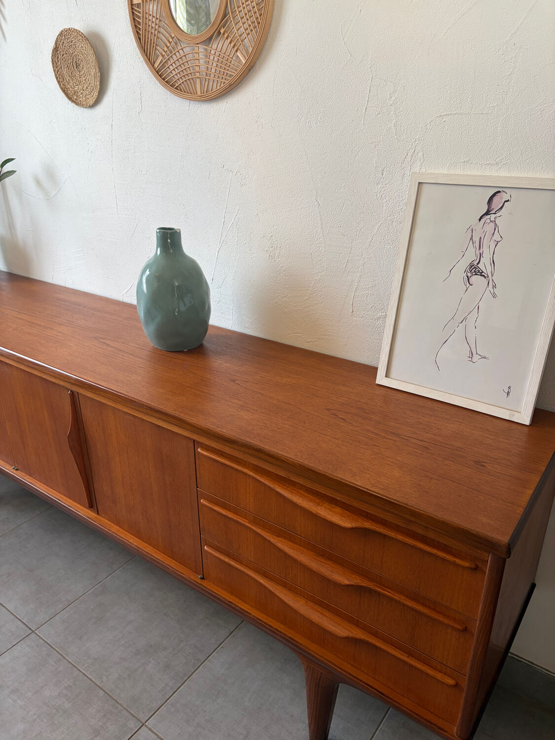 Scandinavian teak sideboard