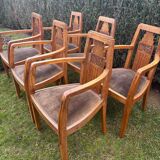 Art Deco style armchairs