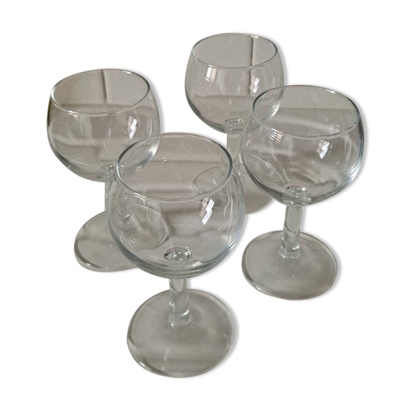 Lot verres à vin de bistrot