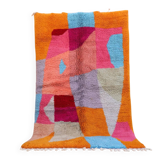 Contemporary high-quality multicoloured Azilal Berber rug - 246 x 153 cm