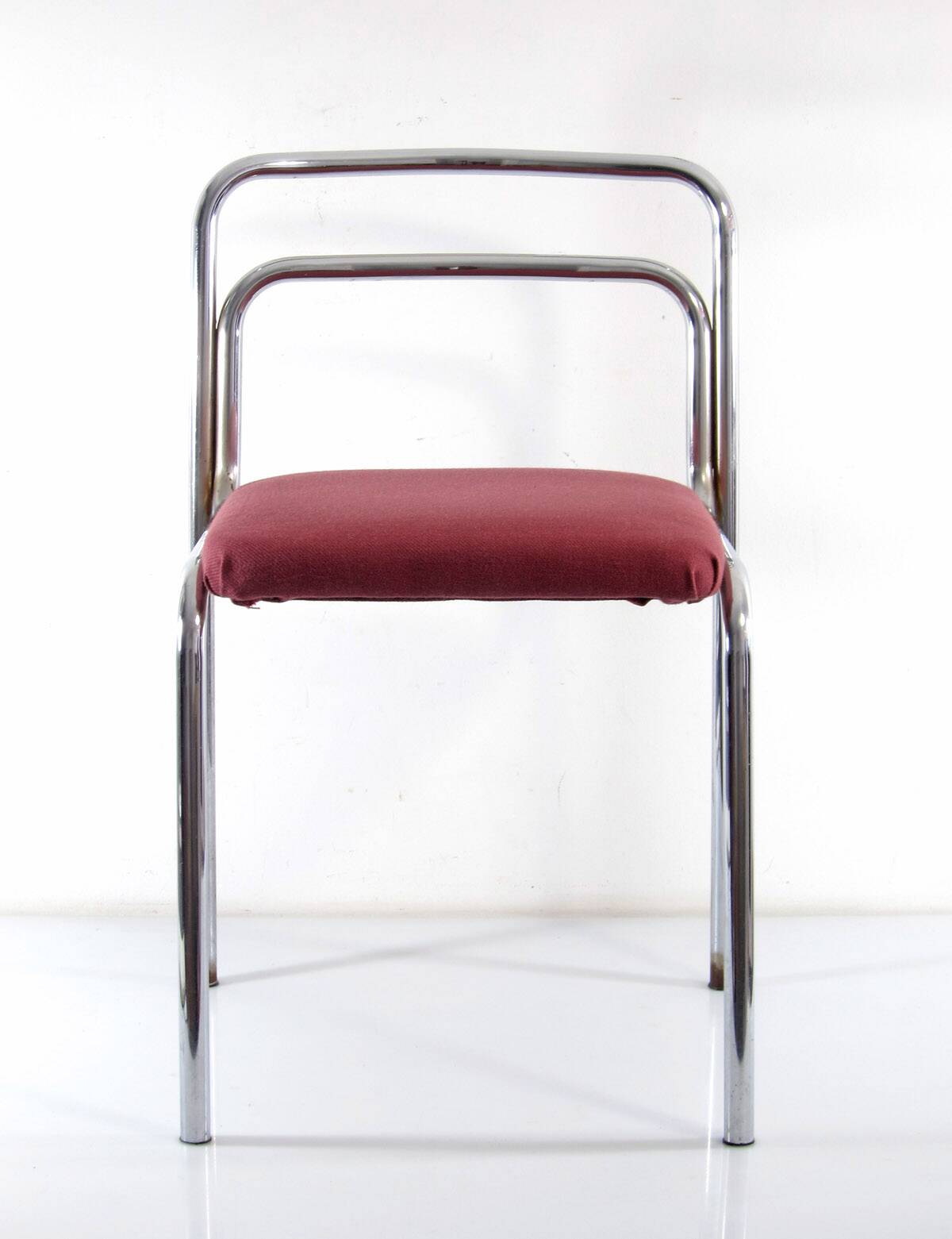 Seventies chrome vintage dining chairs