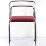 Seventies chrome vintage dining chairs